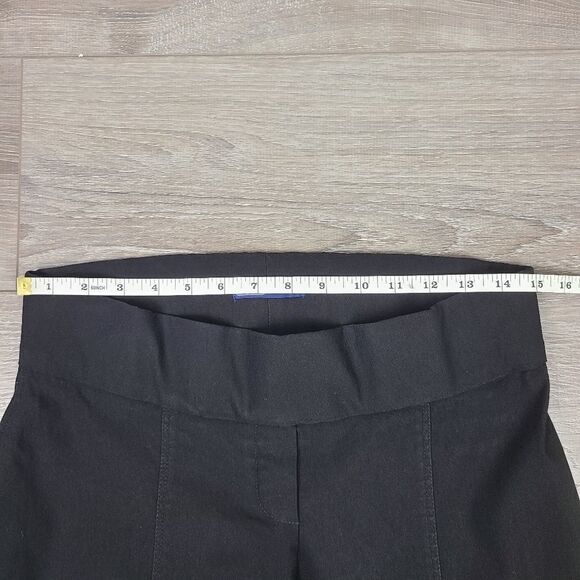Thyme Maternity Black Cropped Capri Pants Medium - Picture 12 of 15